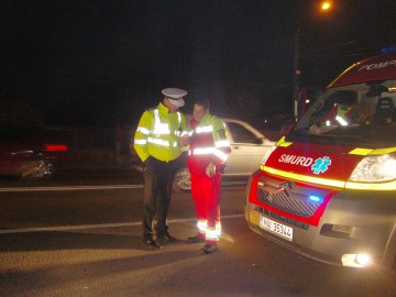 Accident pe DN 22: 4 persoane au ajuns la spital